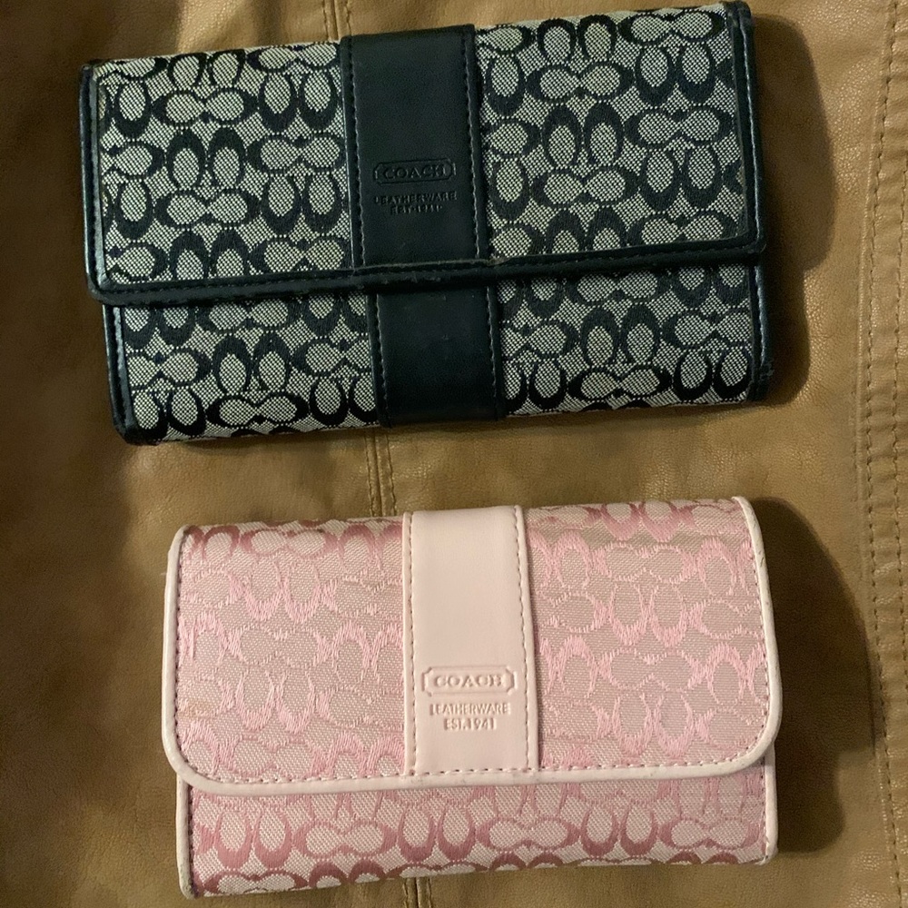 2 Vintage Coach Wallets